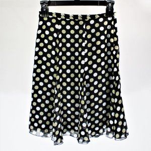 Worthington | Black w/White & Cream PolkaDot Dress